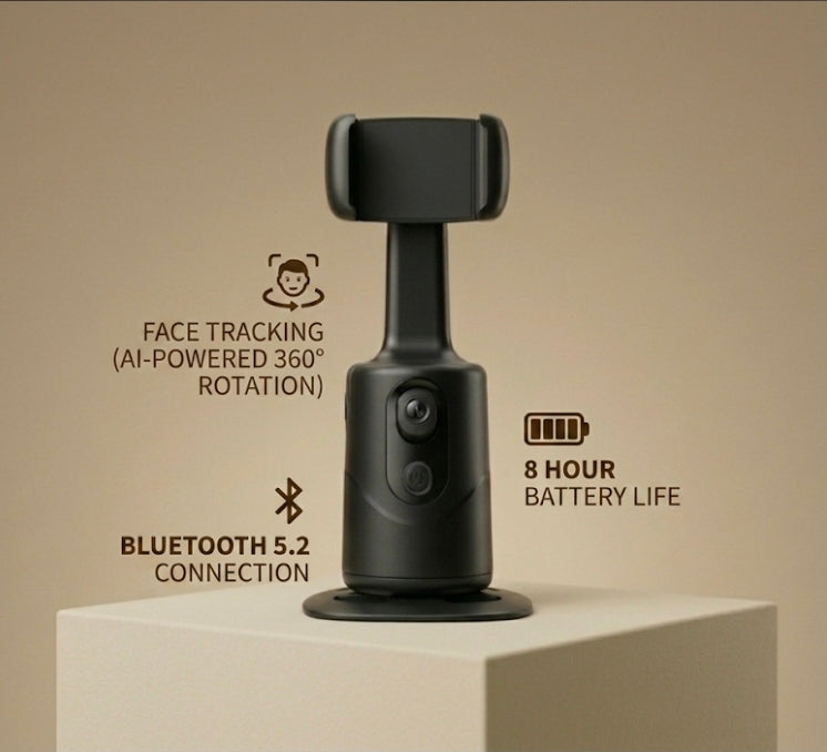 IntelliFollow – AI Face Tracking Phone Holder